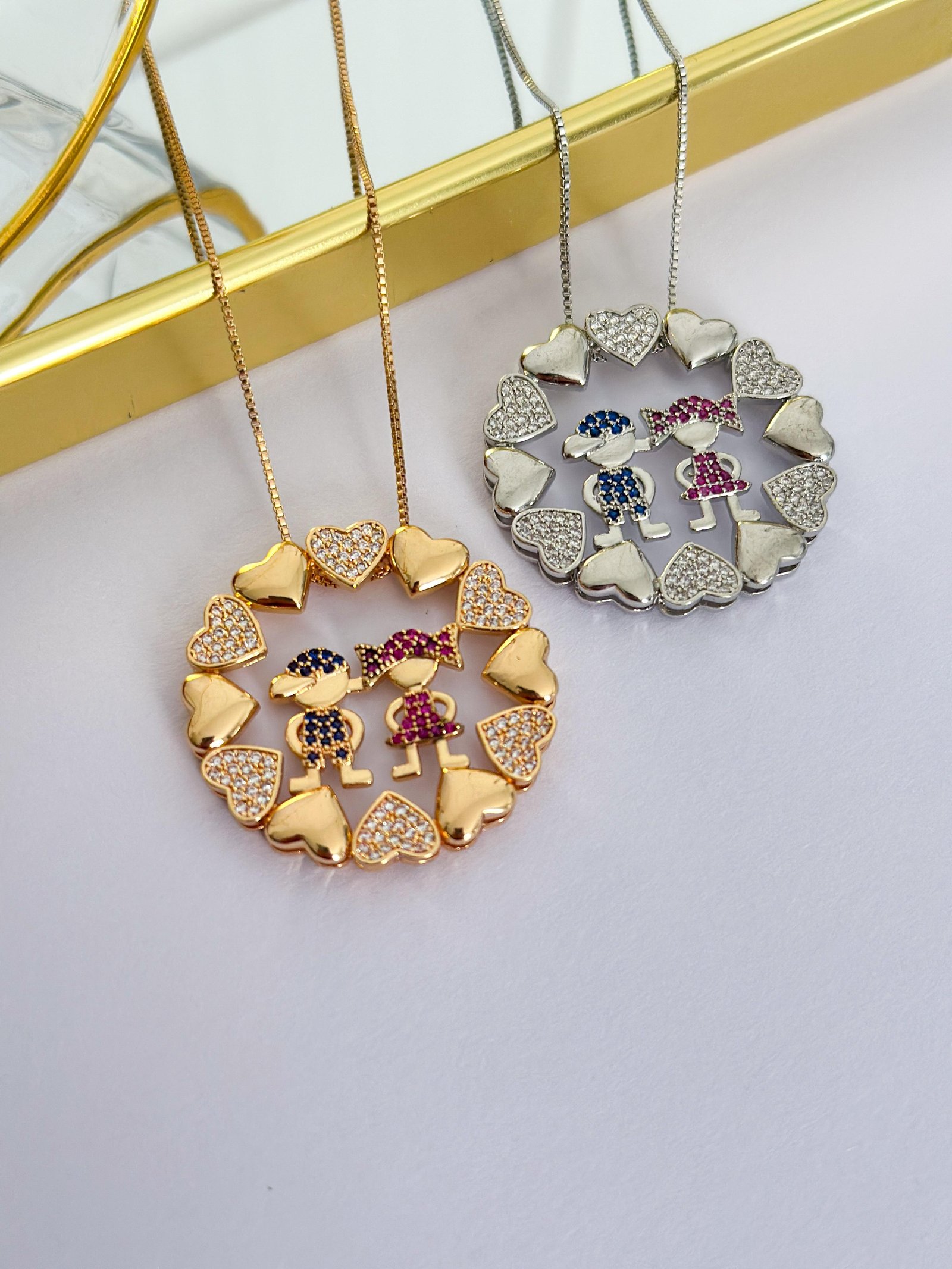 Colar Folheado Filhos Mandala