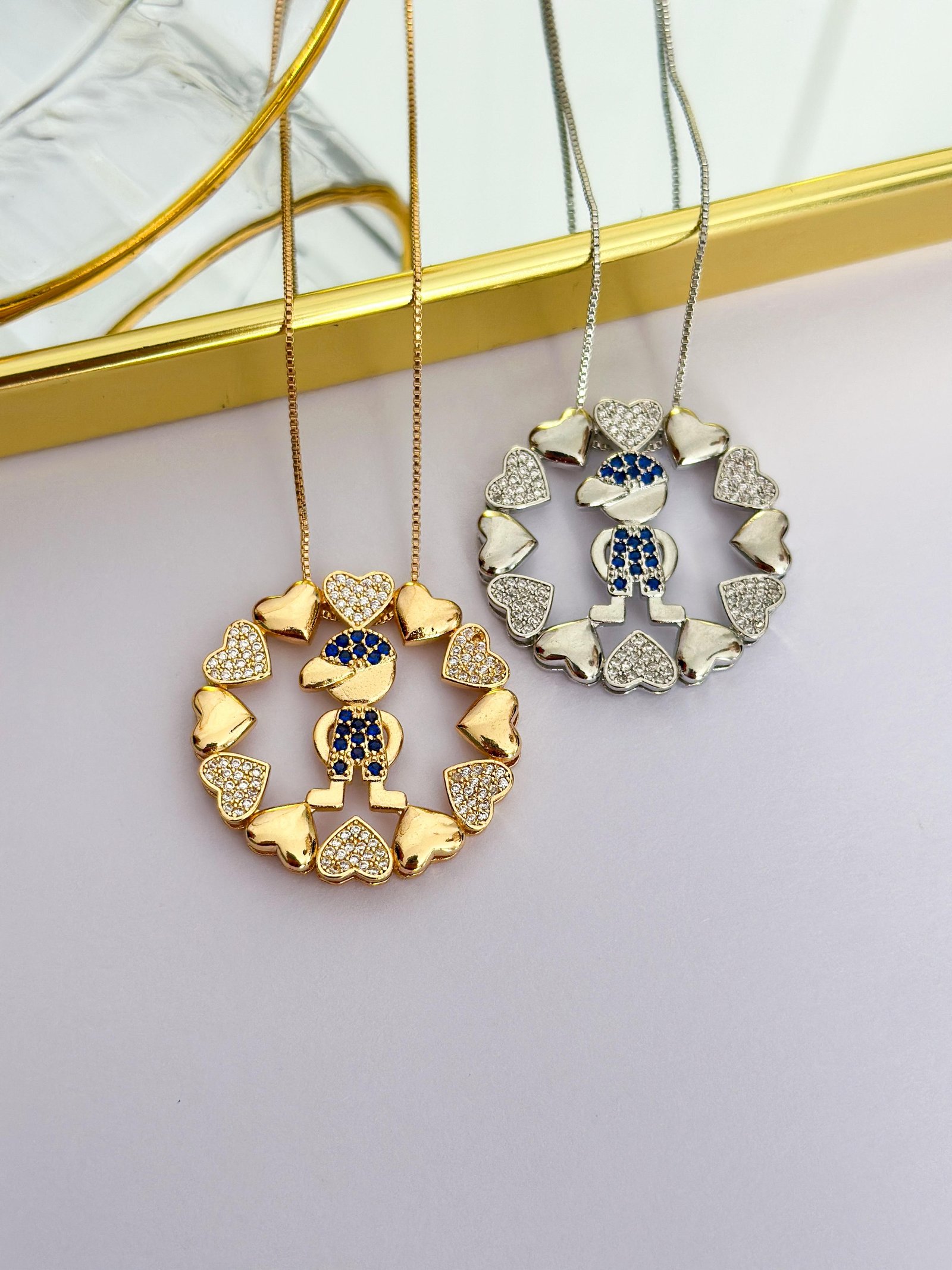 Colar Folheado Filhos Mandala