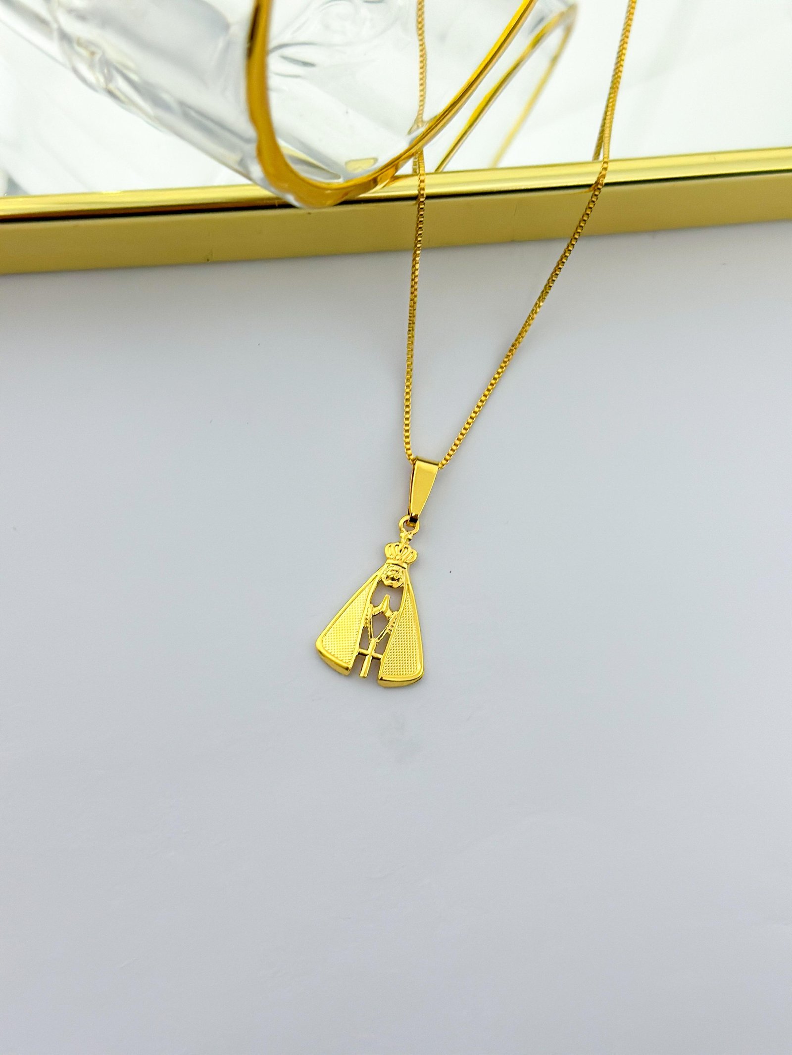 Colar Folheado Nossa Senhora 