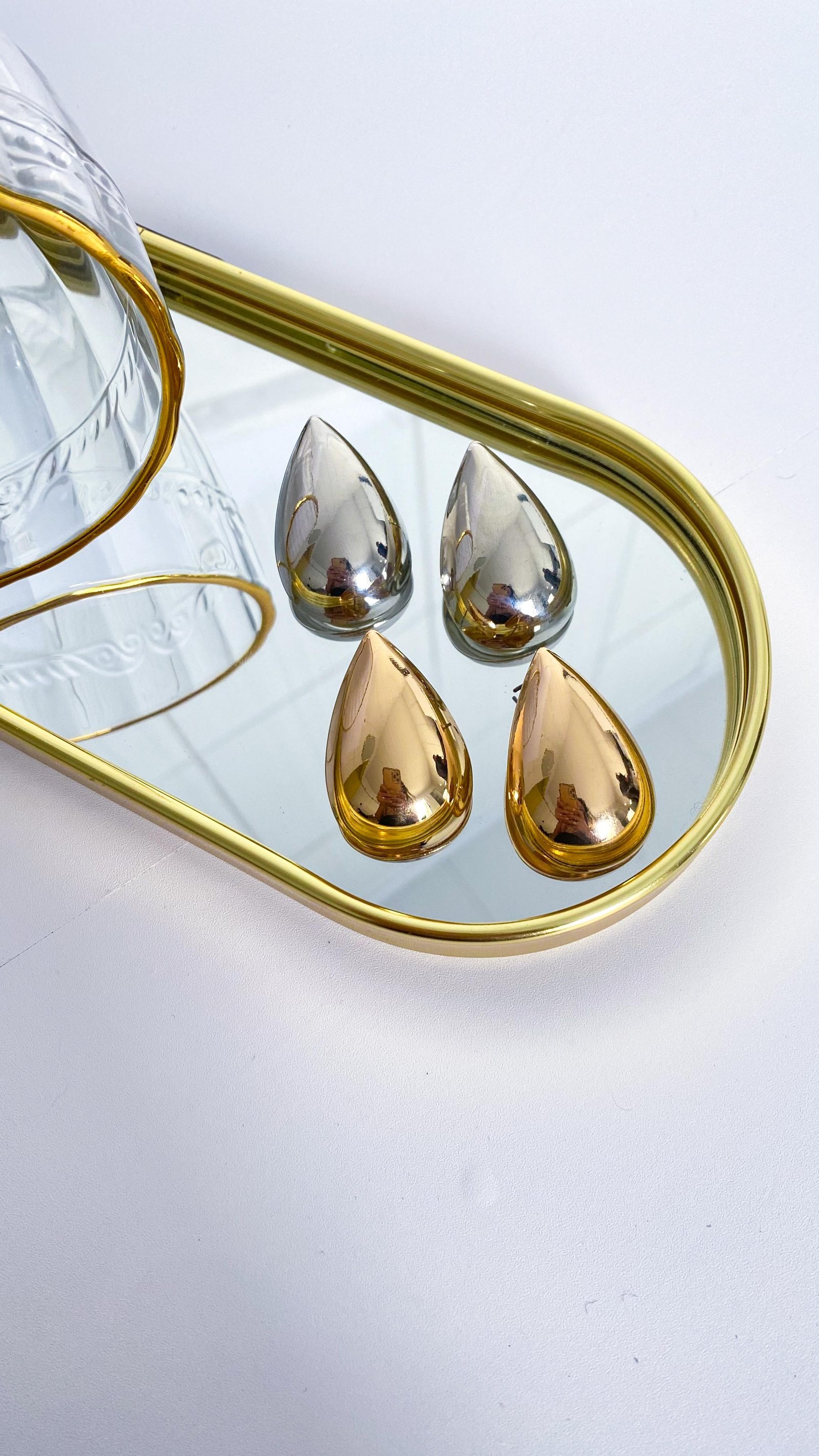 Brinco Folheado Gota Max 