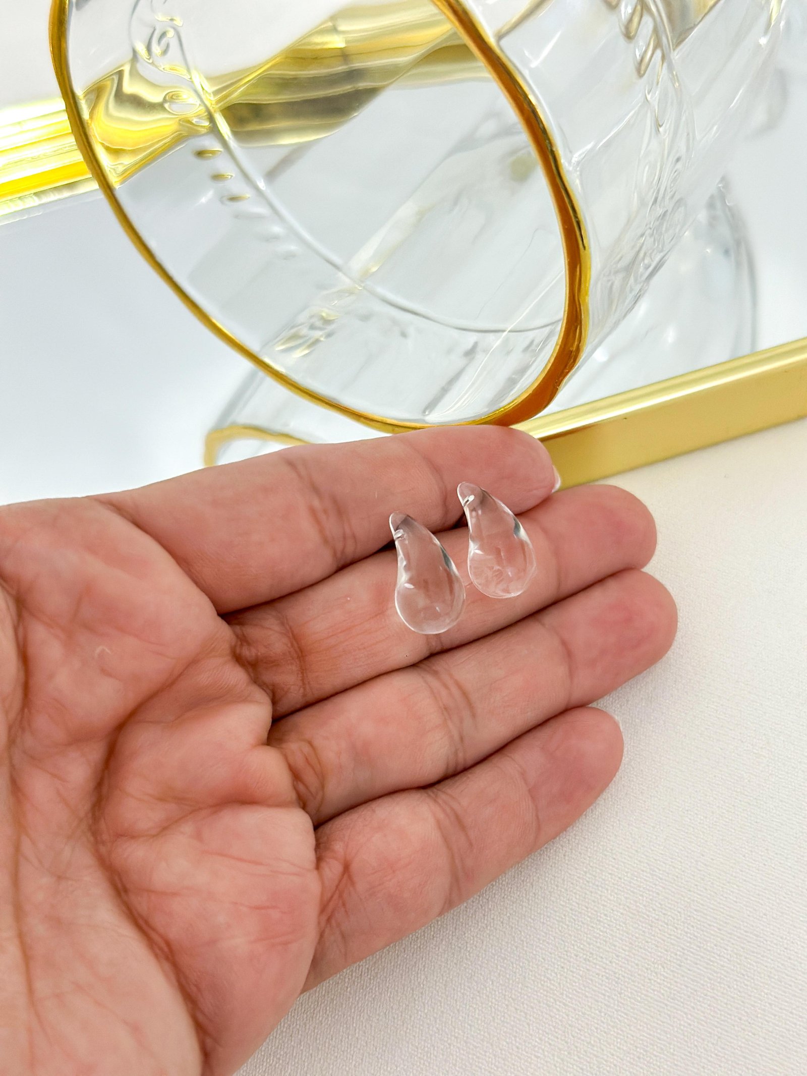 Brinco Acrilico Gota Mini